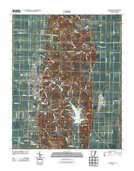 Harrisburg Arkansas Historical topographic map, 1:24000 scale, 7.5 X 7.5 Minute, Year 2011