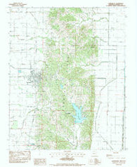 Harrisburg Arkansas Historical topographic map, 1:24000 scale, 7.5 X 7.5 Minute, Year 1983