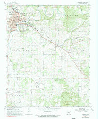 Harrison Arkansas Historical topographic map, 1:24000 scale, 7.5 X 7.5 Minute, Year 1967