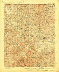Harrison Arkansas Historical topographic map, 1:125000 scale, 30 X 30 Minute, Year 1905