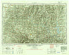 Harrison Arkansas Historical topographic map, 1:250000 scale, 1 X 2 Degree, Year 1945
