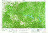 Harrison Arkansas Historical topographic map, 1:250000 scale, 1 X 2 Degree, Year 1964