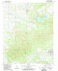 Hartford Arkansas Historical topographic map, 1:24000 scale, 7.5 X 7.5 Minute, Year 1987