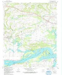 Hartman Arkansas Historical topographic map, 1:24000 scale, 7.5 X 7.5 Minute, Year 1993