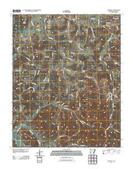 Hartwell Arkansas Historical topographic map, 1:24000 scale, 7.5 X 7.5 Minute, Year 2011