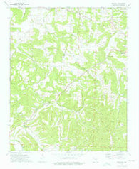 Hartwell Arkansas Historical topographic map, 1:24000 scale, 7.5 X 7.5 Minute, Year 1973