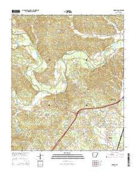 Haskell Arkansas Current topographic map, 1:24000 scale, 7.5 X 7.5 Minute, Year 2014