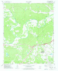 Haskell Arkansas Historical topographic map, 1:24000 scale, 7.5 X 7.5 Minute, Year 1974