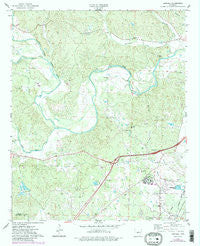 Haskell Arkansas Historical topographic map, 1:24000 scale, 7.5 X 7.5 Minute, Year 1974
