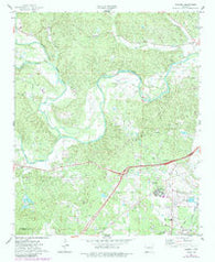 Haskell Arkansas Historical topographic map, 1:24000 scale, 7.5 X 7.5 Minute, Year 1974
