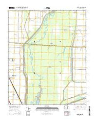 Hatchie Coon Arkansas Current topographic map, 1:24000 scale, 7.5 X 7.5 Minute, Year 2014