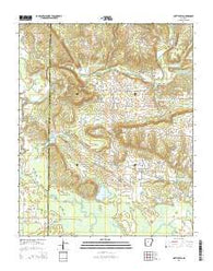 Hattieville Arkansas Current topographic map, 1:24000 scale, 7.5 X 7.5 Minute, Year 2014