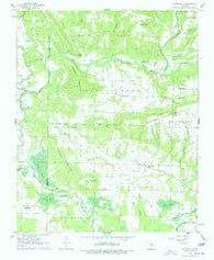Hattieville Arkansas Historical topographic map, 1:24000 scale, 7.5 X 7.5 Minute, Year 1962