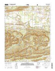 Havana Arkansas Current topographic map, 1:24000 scale, 7.5 X 7.5 Minute, Year 2014