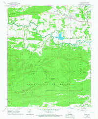 Havana Arkansas Historical topographic map, 1:24000 scale, 7.5 X 7.5 Minute, Year 1966