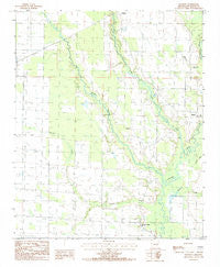 Hawkins Arkansas Historical topographic map, 1:24000 scale, 7.5 X 7.5 Minute, Year 1984
