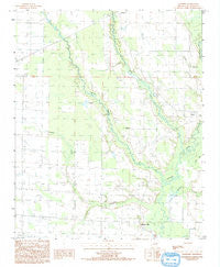 Hawkins Arkansas Historical topographic map, 1:24000 scale, 7.5 X 7.5 Minute, Year 1992