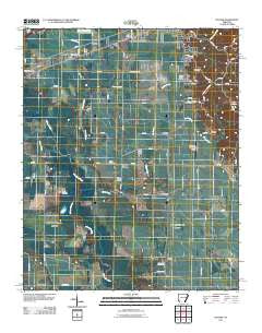 Haynes Arkansas Historical topographic map, 1:24000 scale, 7.5 X 7.5 Minute, Year 2011