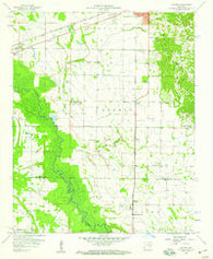 Haynes Arkansas Historical topographic map, 1:24000 scale, 7.5 X 7.5 Minute, Year 1958