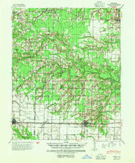 Hazen Arkansas Historical topographic map, 1:62500 scale, 15 X 15 Minute, Year 1941