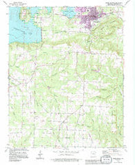 Heber Springs Arkansas Historical topographic map, 1:24000 scale, 7.5 X 7.5 Minute, Year 1989