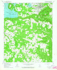 Heber Springs Arkansas Historical topographic map, 1:24000 scale, 7.5 X 7.5 Minute, Year 1963