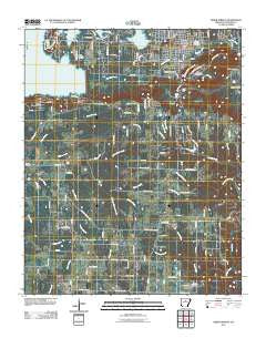 Heber Springs Arkansas Historical topographic map, 1:24000 scale, 7.5 X 7.5 Minute, Year 2011