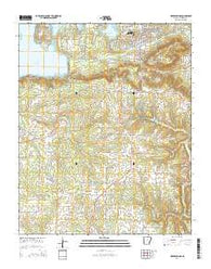 Heber Springs Arkansas Current topographic map, 1:24000 scale, 7.5 X 7.5 Minute, Year 2014
