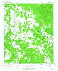 Hector Arkansas Historical topographic map, 1:24000 scale, 7.5 X 7.5 Minute, Year 1962