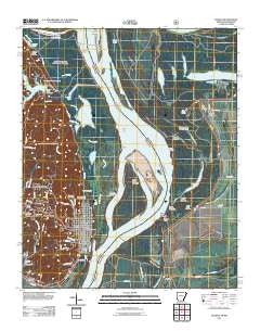 Helena Arkansas Historical topographic map, 1:24000 scale, 7.5 X 7.5 Minute, Year 2011