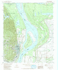 Helena Arkansas Historical topographic map, 1:24000 scale, 7.5 X 7.5 Minute, Year 1982