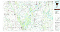 Helena Arkansas Historical topographic map, 1:100000 scale, 30 X 60 Minute, Year 1984