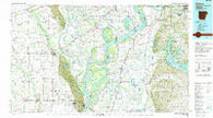 Helena Arkansas Historical topographic map, 1:100000 scale, 30 X 60 Minute, Year 1990