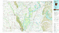 Helena Arkansas Historical topographic map, 1:100000 scale, 30 X 60 Minute, Year 1990