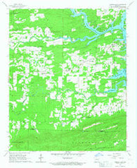 Hempwallace Arkansas Historical topographic map, 1:24000 scale, 7.5 X 7.5 Minute, Year 1966