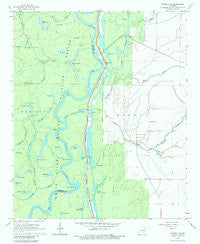 Henrico NE Arkansas Historical topographic map, 1:24000 scale, 7.5 X 7.5 Minute, Year 1967