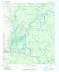 Henrico SW Arkansas Historical topographic map, 1:24000 scale, 7.5 X 7.5 Minute, Year 1967