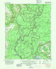 Henrico Arkansas Historical topographic map, 1:62500 scale, 15 X 15 Minute, Year 1939