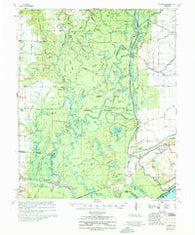 Henrico Arkansas Historical topographic map, 1:62500 scale, 15 X 15 Minute, Year 1970