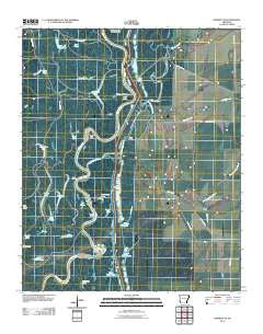 Henrico NE Arkansas Historical topographic map, 1:24000 scale, 7.5 X 7.5 Minute, Year 2011