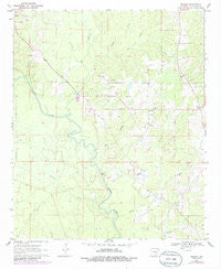 Herbine Arkansas Historical topographic map, 1:24000 scale, 7.5 X 7.5 Minute, Year 1970
