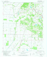 Herman Arkansas Historical topographic map, 1:24000 scale, 7.5 X 7.5 Minute, Year 1980