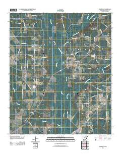 Hermitage Arkansas Historical topographic map, 1:24000 scale, 7.5 X 7.5 Minute, Year 2011