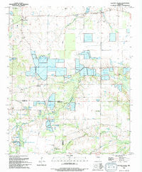 Hickory Plains Arkansas Historical topographic map, 1:24000 scale, 7.5 X 7.5 Minute, Year 1994