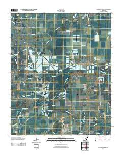 Hickory Plains Arkansas Historical topographic map, 1:24000 scale, 7.5 X 7.5 Minute, Year 2011