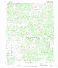 Hindsville Arkansas Historical topographic map, 1:24000 scale, 7.5 X 7.5 Minute, Year 1958