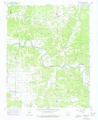 Hindsville Arkansas Historical topographic map, 1:24000 scale, 7.5 X 7.5 Minute, Year 1958