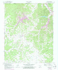 Hiwasse Arkansas Historical topographic map, 1:24000 scale, 7.5 X 7.5 Minute, Year 1971
