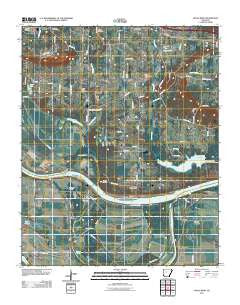 Holla Bend Arkansas Historical topographic map, 1:24000 scale, 7.5 X 7.5 Minute, Year 2011