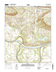 Holla Bend Arkansas Current topographic map, 1:24000 scale, 7.5 X 7.5 Minute, Year 2014